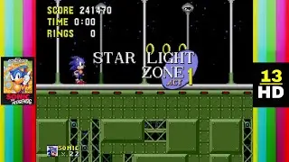 Sonic The Hedgehog: Star Light Zone Act 1 [HD]