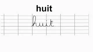 Dictée mots nombres 6 à 10
