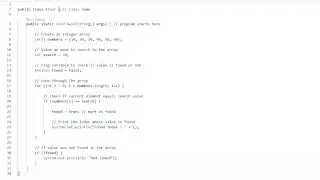 Java Linear Search Explained | Find Element in Array (Beginner Friendly)