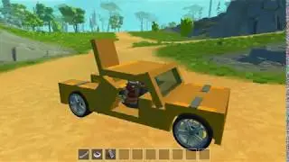 Строим двигатель у кабриолета Scrap Mechanic