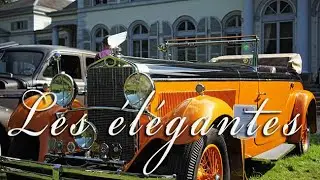 Les automobiles élégantes font leur show