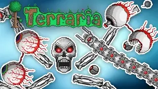Terraria // All Mechanical Boss Fight (Solo)