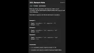 Ransom Note | Easy LeetCode | Python
