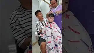 Batang malikot, napakalma ng naggugupit