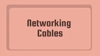 Network Cables Explained | Network Fundamentals