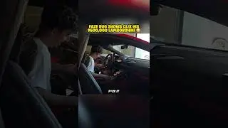 FaZe Rug SHOWS Clix his $500,000 Lamborghini 🏎️😳