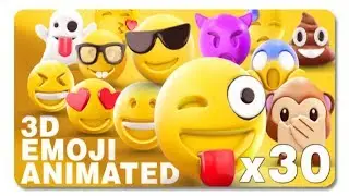 EMOJI 3D animated 19452371 | After Effects Template