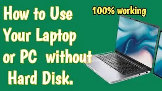 How to install windows11, 10, 8, 8.1 and 7 on flash drive/ Pendrive.. use your Pc without Hard Disk.
