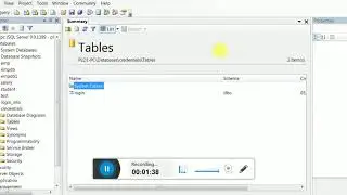 SQL SERVER DATABASE,TABLE CREATE USING WIZARD