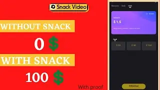 Snack Video|How to Earn Money On snack Video | snack Video se paisy kesy kamye |Make money on snack