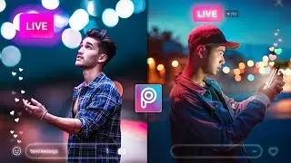 Viral Instagram Bokeh & Glowing Editing | PicsArt Tutorial |Latest Instagram Effect Editing |RTWORLD