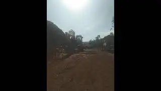 area tambang dipagi hari