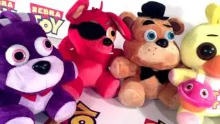 Игрушки Фредди, Фокси, Бонни и Чика из ФНАФ