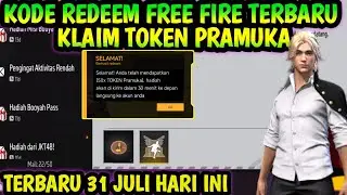 KODE REDEEM FF!! KODE REDEEM FREE FIRE TERBARU 31 Juli 2024 HARI INI‼️