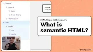What is semantic HTML?