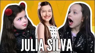CRIANÇAS REAGEM A JULIA SILVA