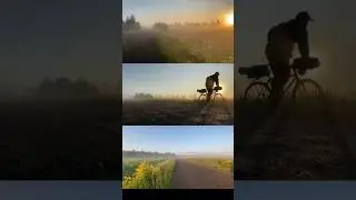 Утро, заезд на 230 километров. 