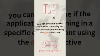 env directive in laravel 