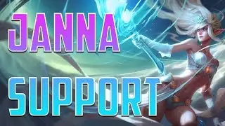 League of Legends - Janna Support - Full Game Commentary - S5