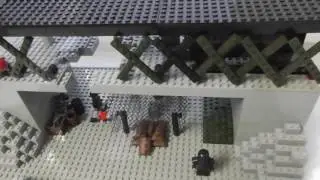 лего самоделка S.T.A.L.K.E.R проход под насыпью железнодорожный мост
