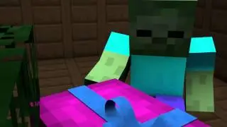 A Zombies 1st Christmas - Minecraft Animation