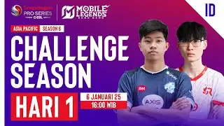 🔴 [ID] AP Mobile Legends: Bang Bang | Snapdragon Mobile Challenge Season | Season ke-6 | Hari 1