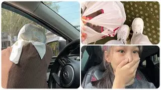 АНАМ МАШИНАДА ТАЛЫП ҚАЛДЫ 😭| ВЛОГ