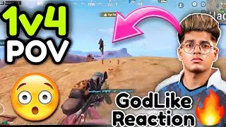 [POV]Jonathan 1v4 DBS Clutch🔥 GodLike Reaction😱😱