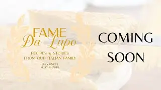 EXCITING NEWS!!! | Our cookbook is COMING SOON | Fame Da Lupo | Cover Reveal.