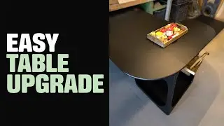 Wrapping an old table using the 3M Di-Noc film