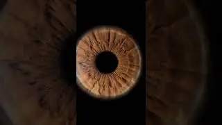 eye iris art water splash effect