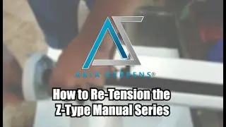 How To Re Tension the Z-Type Manual Series A