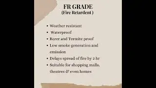 Different Grade in Plywood & their application