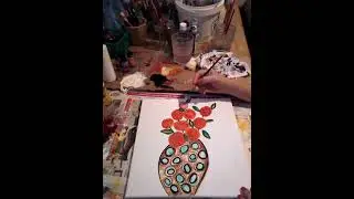 Creating Floral with Acrylics