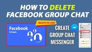 How to delete a Facebook group chat 2024 [New Method]