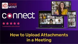 Connect - How to Upload Attachments in a Meeting