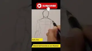 How to draw for beginners |Human figure drawing tutorial step by step 