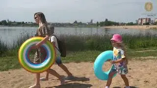 Очистка Гребеневского водохранилища, которое местные жители называют Святым озером.