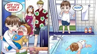 My parents love vacations and I have to take care of my little brother on my own… [Manga dub]