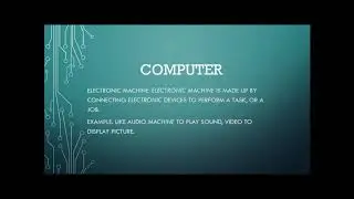 CS 01 | what is a computer | computer basics | computer fundamentals | computer science