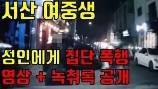 서산 폭행 영상, 녹취록 공개 - 서산폭행, 서산 여중생 집단폭행, 어른들이 여중생 집단폭행, 서산 집단폭행 녹취록, 서산 집단폭행 영상