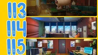 100 DOORS: Escape From Work Level 113, 114, 115 Walkthrough and Solution