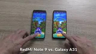 Xiaomi Redmi Note 9 vs Samsung Galaxy A31: Comparison - speed test