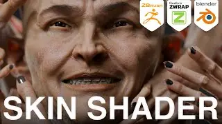Blender Tutorial - Realistic Skin Texture in 3 Minutes!!