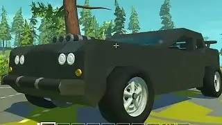 Scrap Mechanic - Realistic car with piston engine