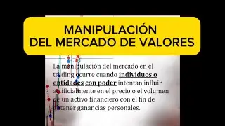 Manipulación Stock Markets🧨📉📈☄️ #Trading #BolsadeValores #Motivation #trainingbolsa #knowledge
