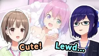 A-chan and Nodoka's reactions to Luna's Anniversary Stream