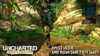 Uncharted : Drake's Fortune PC Gameplay - RPCS3 - Ryzen 3600+GTX 1660Ti (with settings)