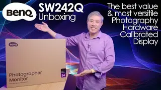 Unboxing BenQ SW242Q - SW240 worthy successor & arguably the best value hardware calibrate display!