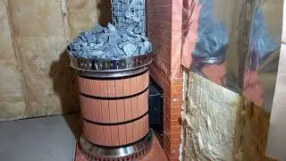 Банная печь КДМ в реале.